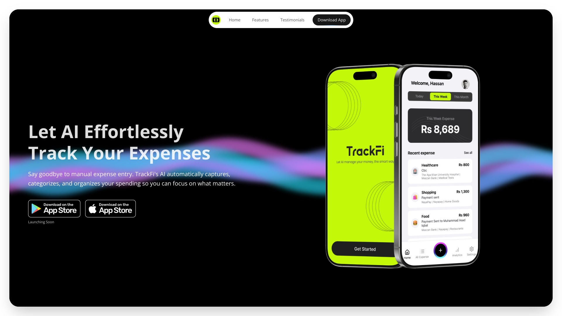 TrackFi logo