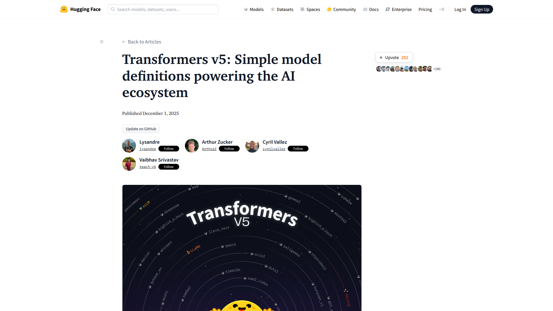 Transformers v5 logo