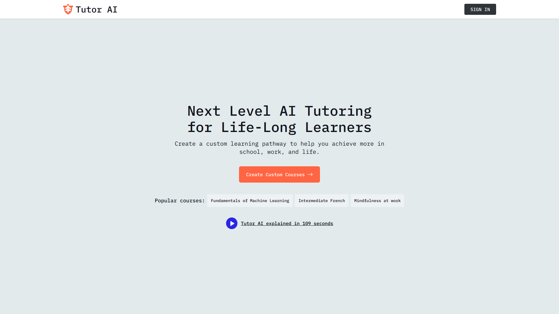 TutorAI screenshot