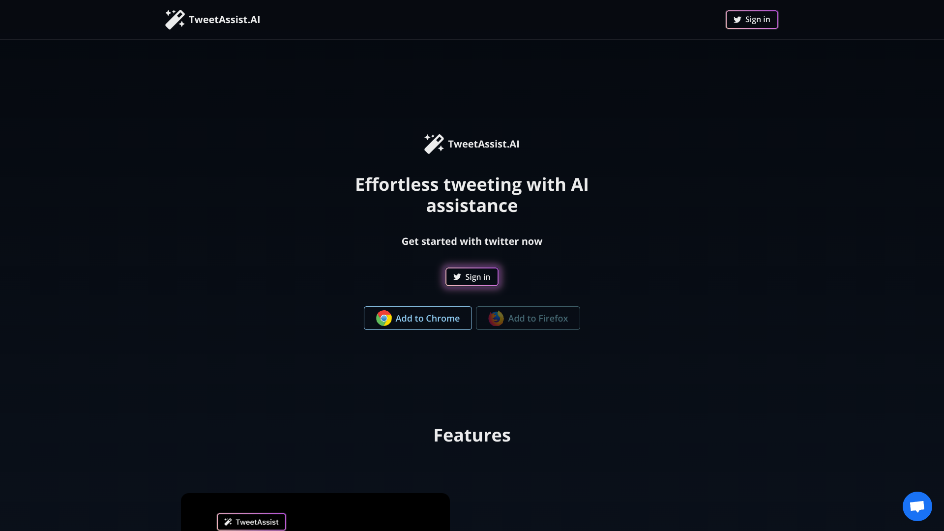 Tweet Assist App screenshot