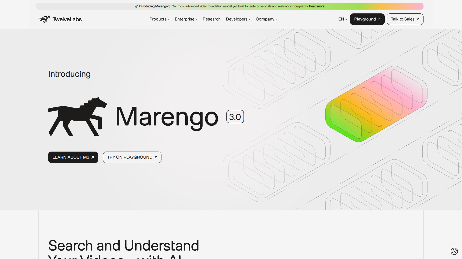 TwelveLabs Marengo 3.0 logo