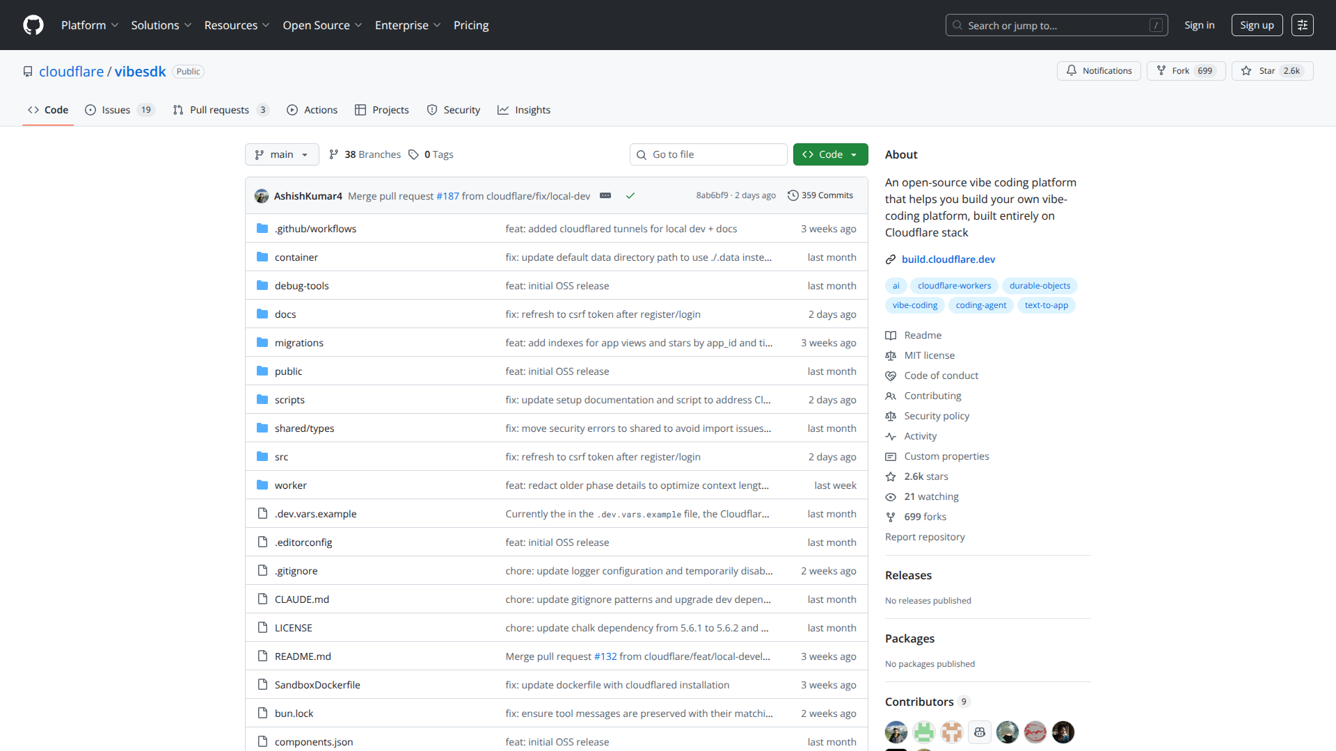 VibeSDK by CloudFlare logo