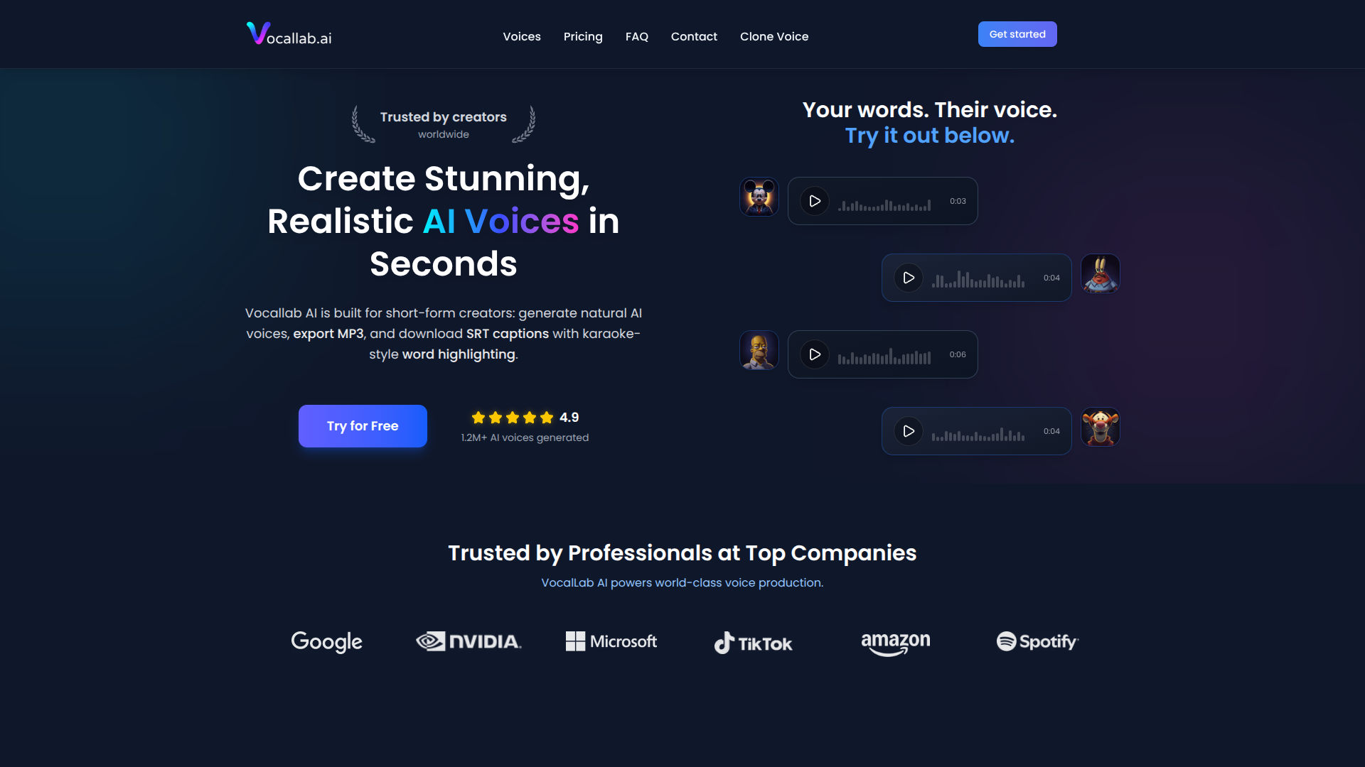 VocalLab.ai screenshot