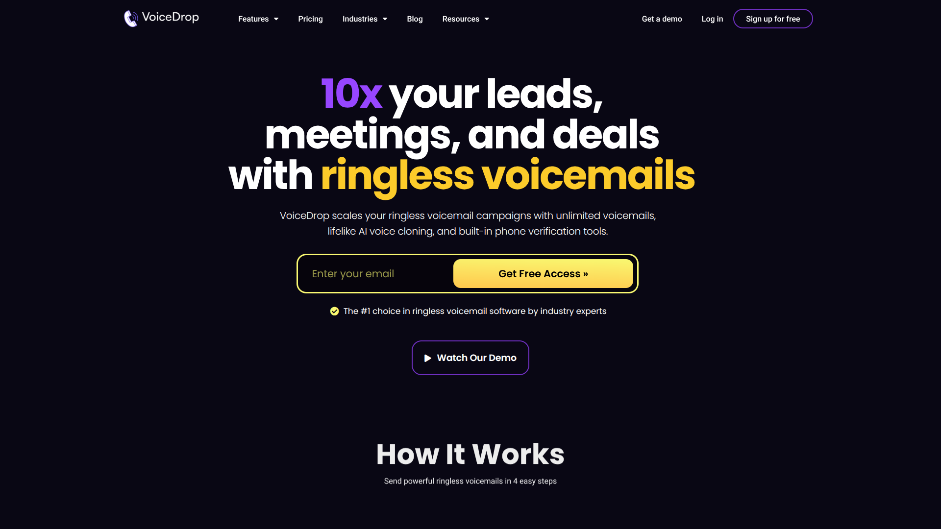 VoiceDrop screenshot