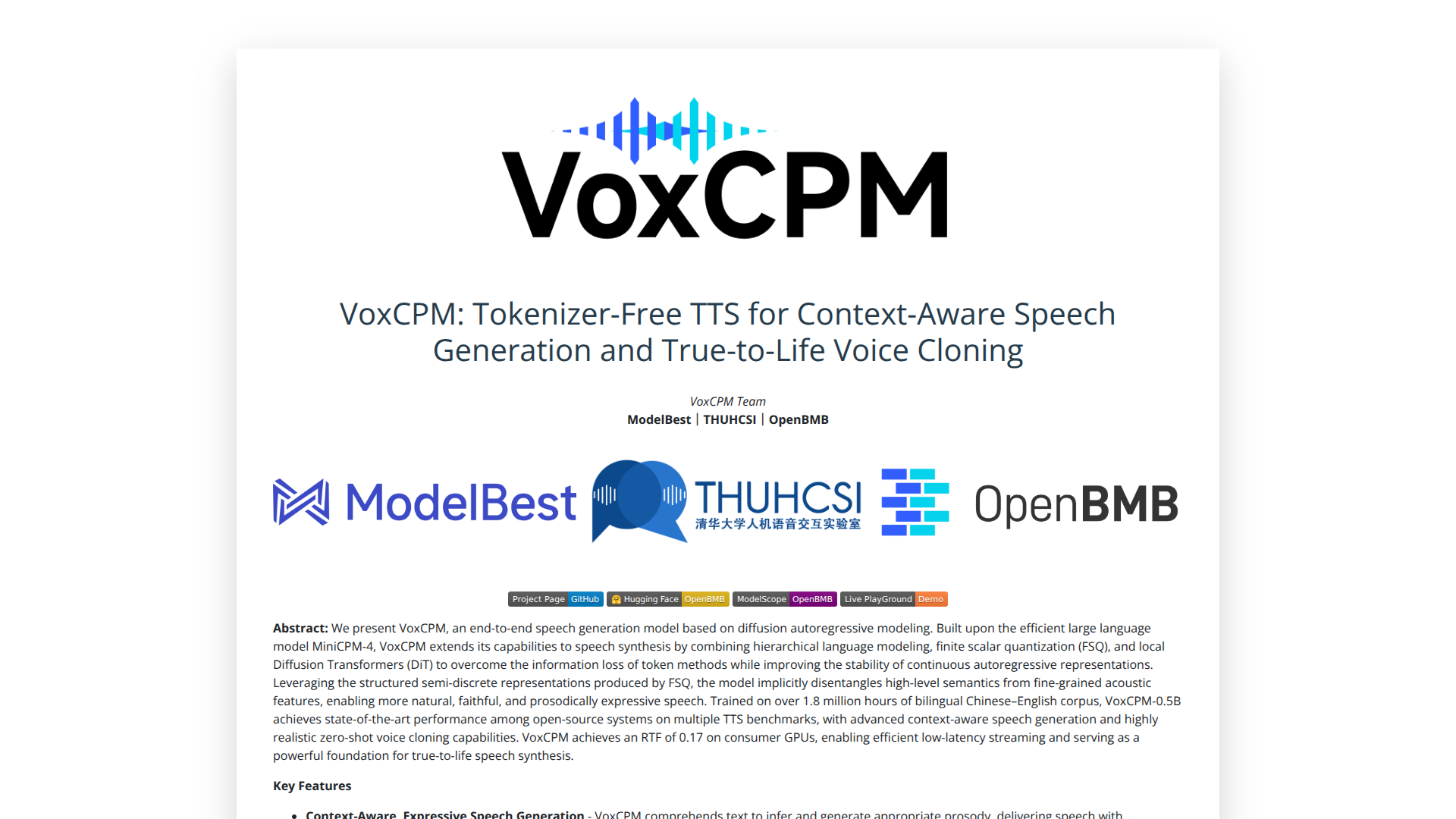 VoxCPM