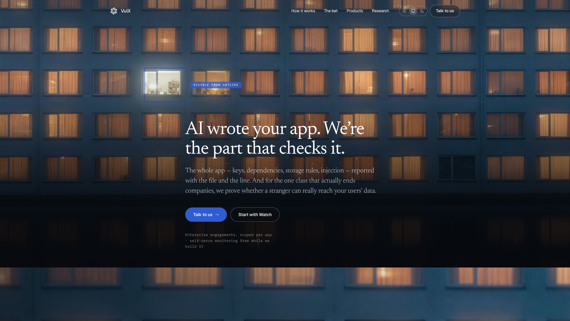 VulX Watch screenshot