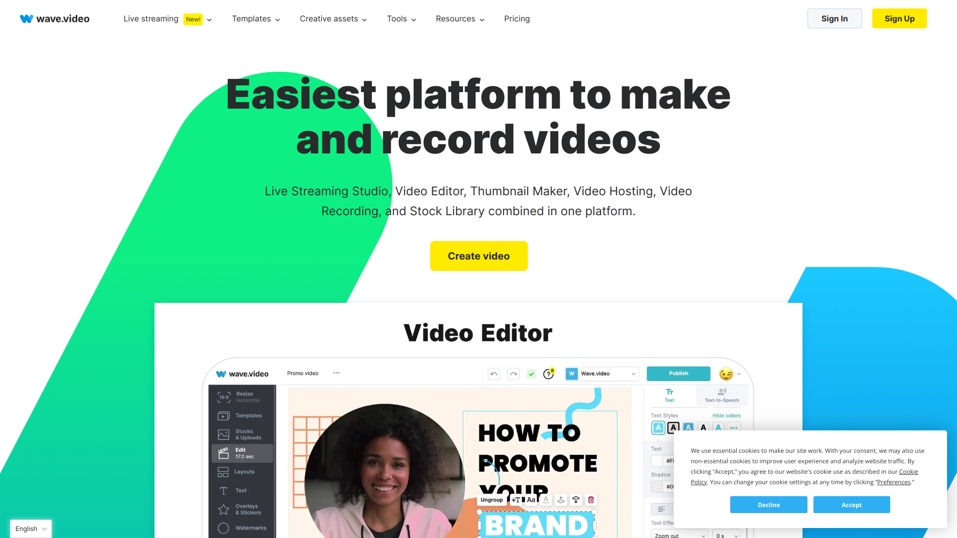 Wave.Video screenshot