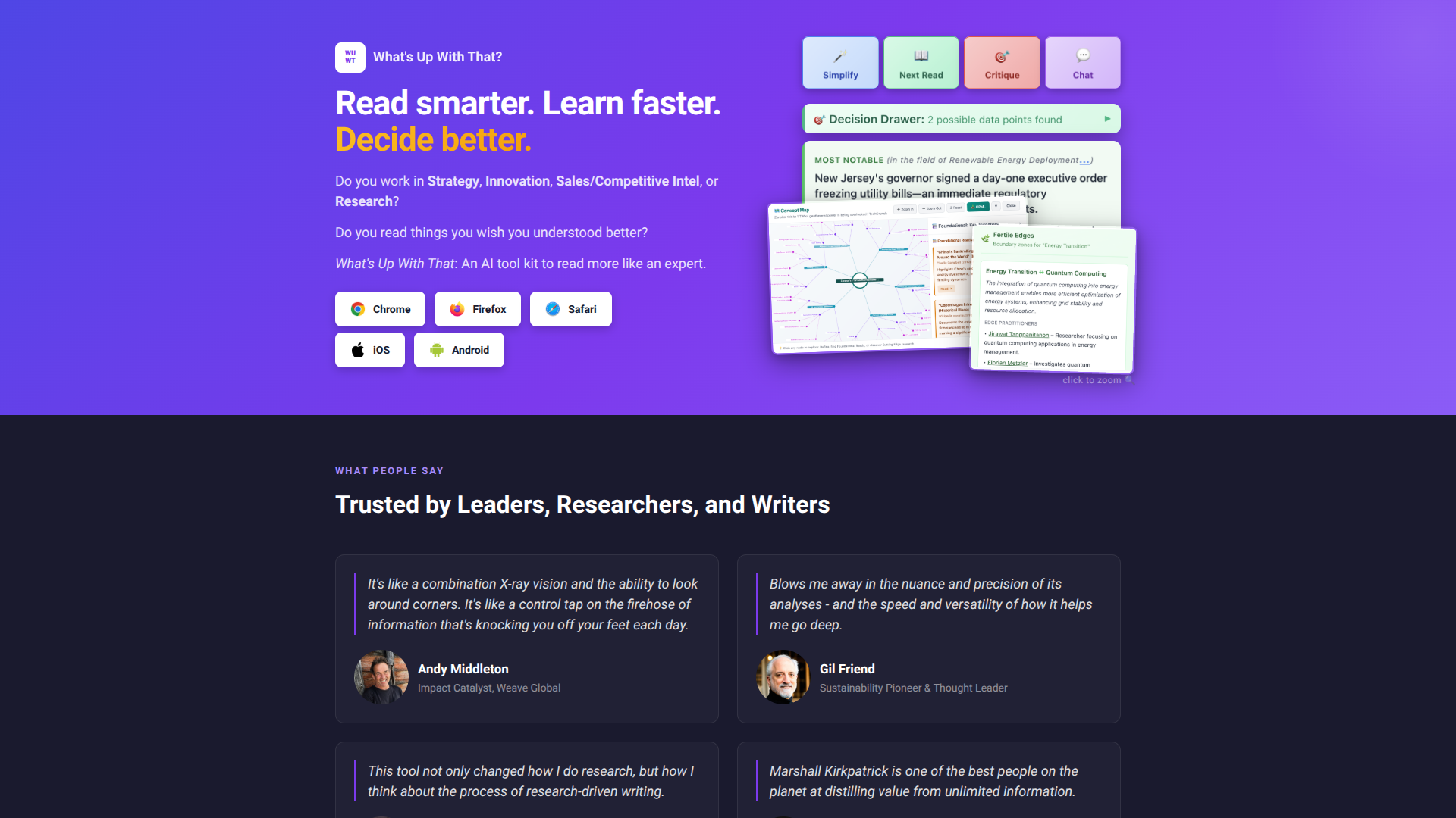 What's Up With That?