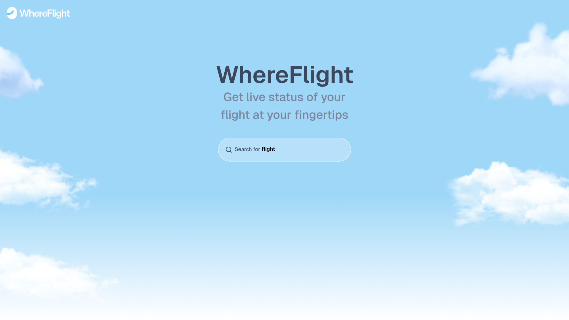 WhereFlight logo