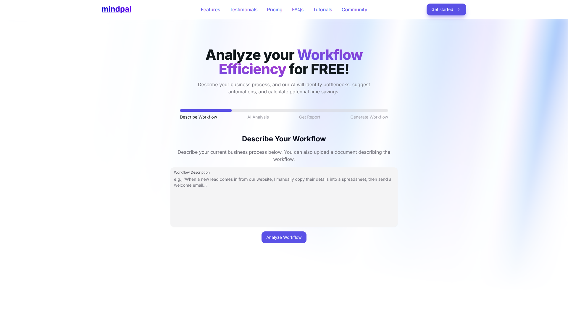 Workflow Efficiency Analyzer