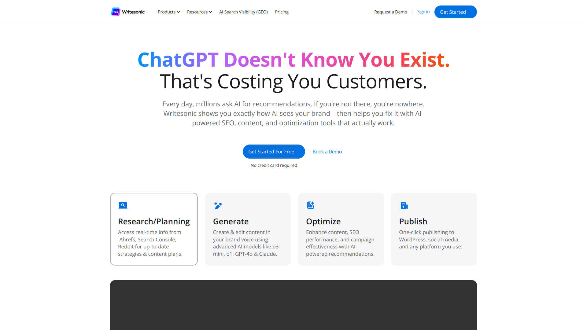 Writesonic screenshot