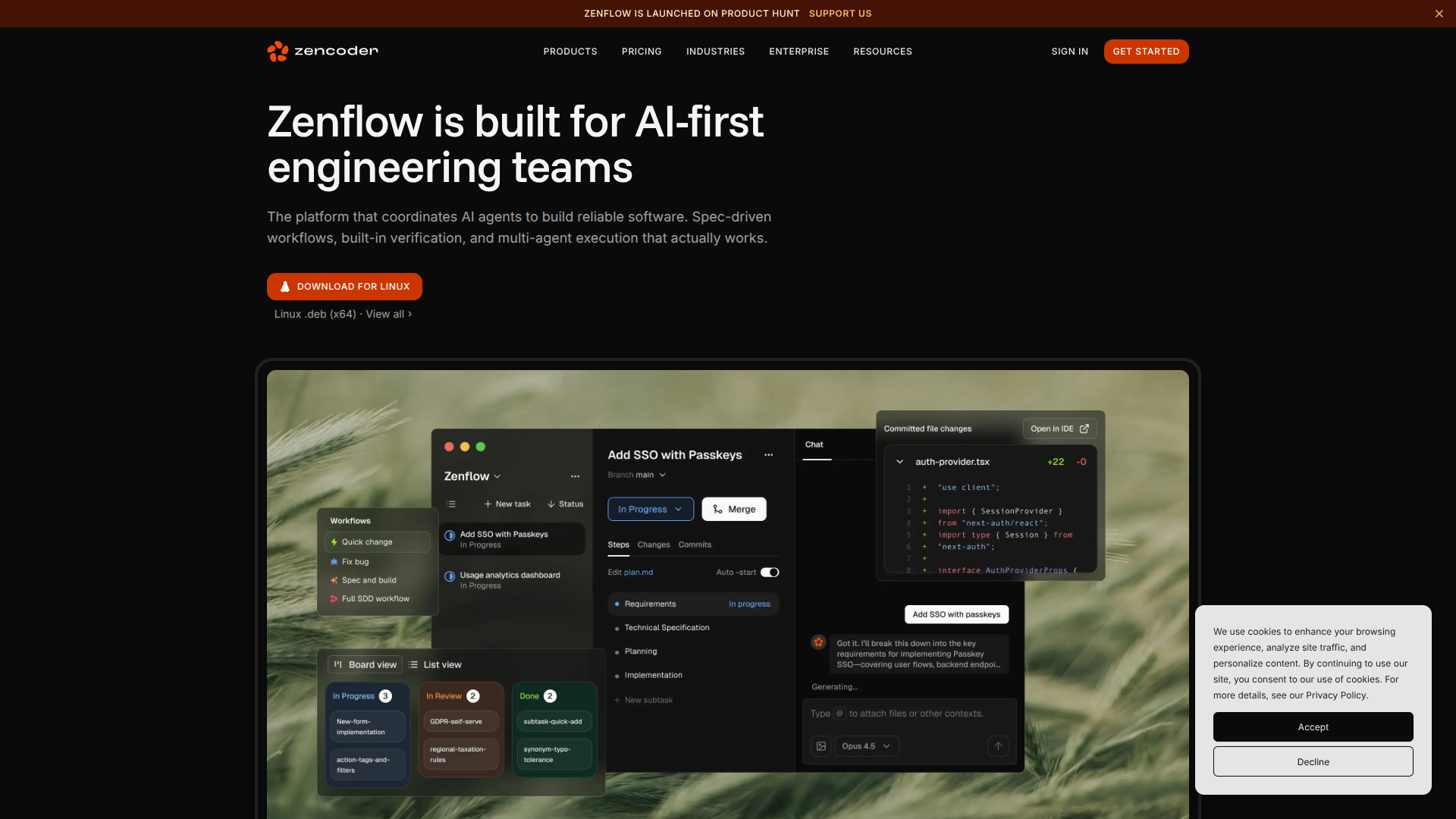 Zenflow by Zencoder screenshot