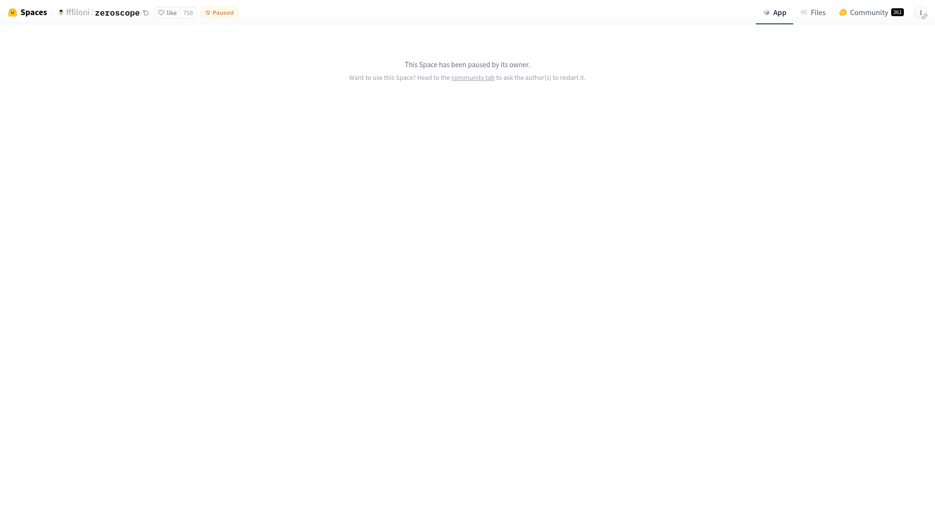 Zeroscope Text-To-Video screenshot