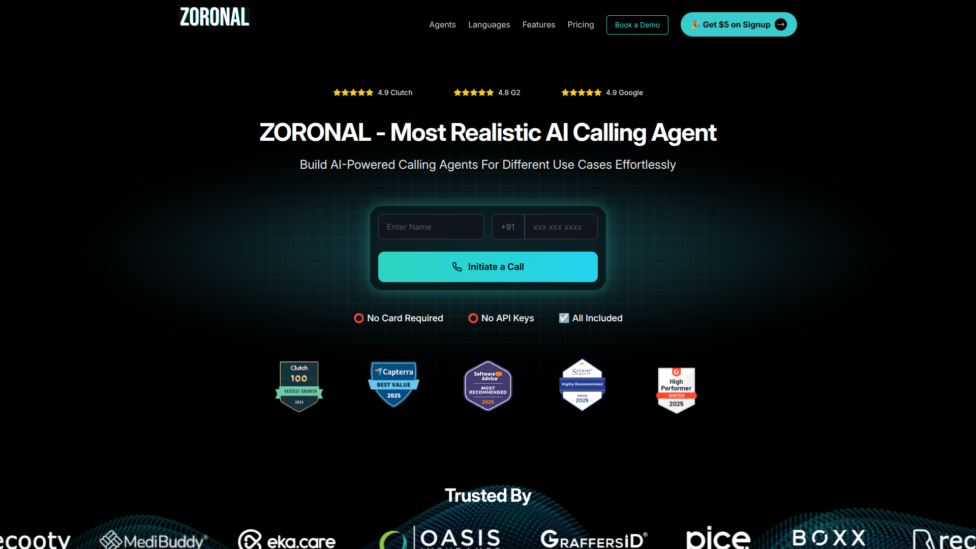 Zoronal screenshot