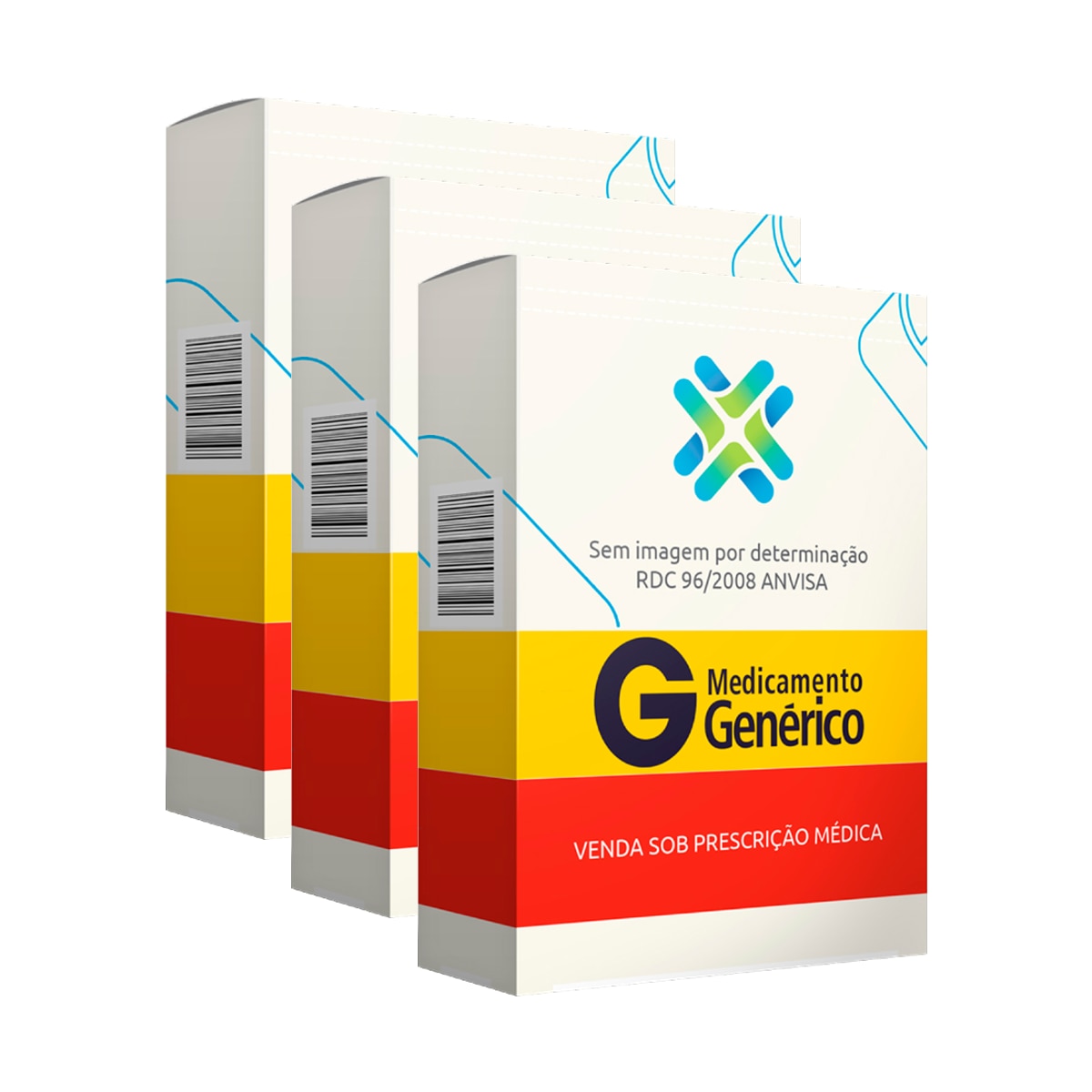 Kit 3 Unidades Hidroclorotiazida 25mg 30 Comprimidos EMS Genérico
