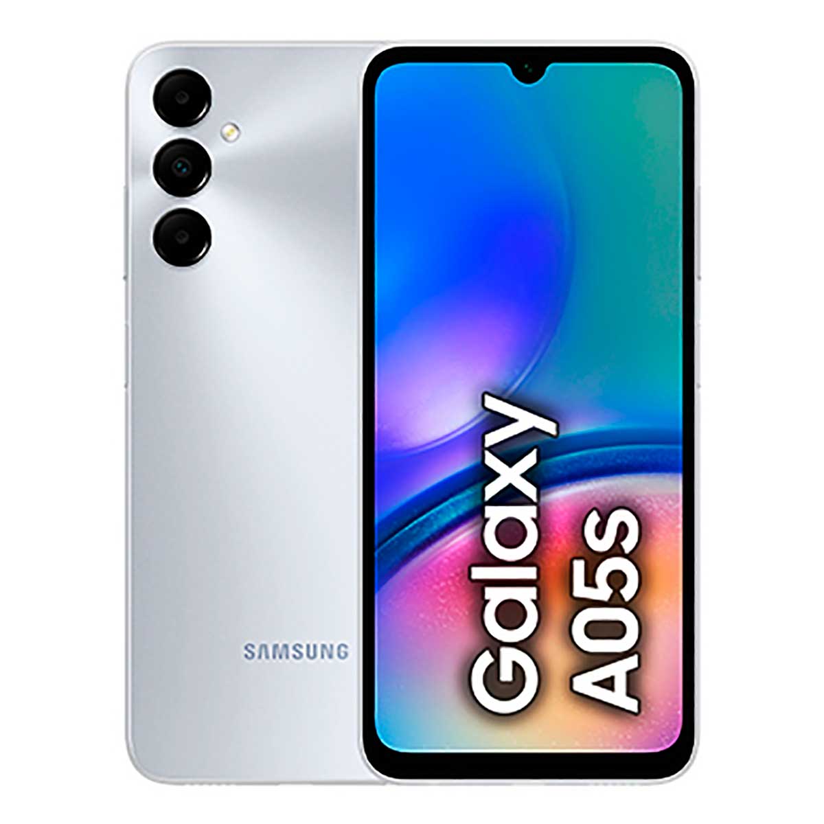 Smartphone Samsung Galaxy A05s 128GB Prata 4G 6,7&quot; 6GB RAM Câmera Dupla 50MP Selfie 13MP Dual Chip Android 14
