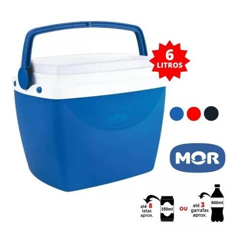 Caixa Térmica Cooler 6L com Porta Lata