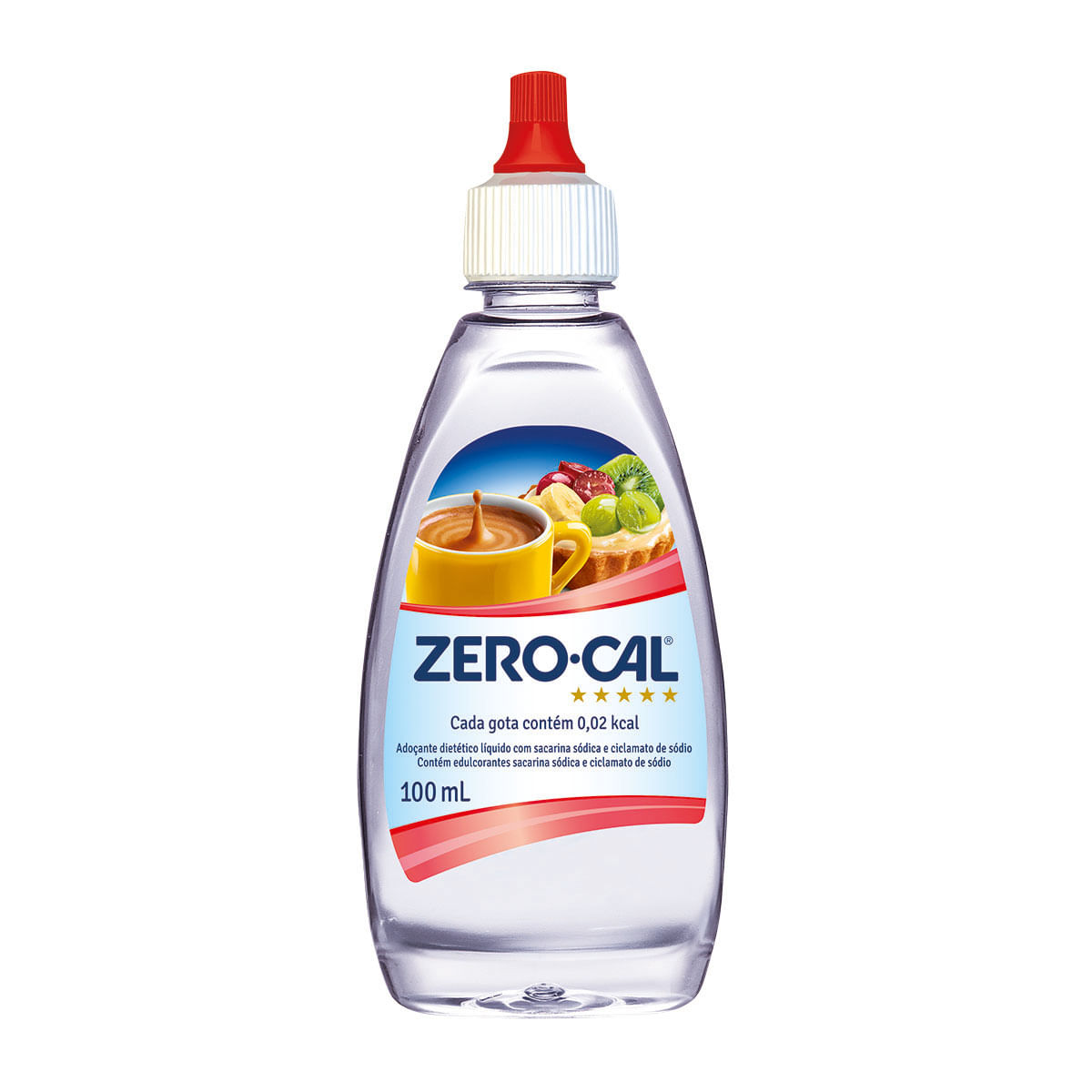 Adoçante Líquido Sacarina Zero Cal - 100ml