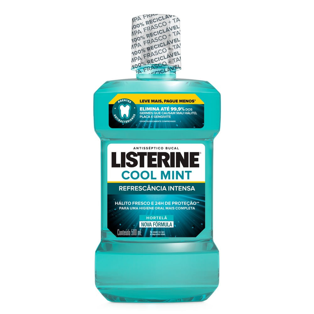 Antisséptico Bucal Listerine Cool Mint 500ml