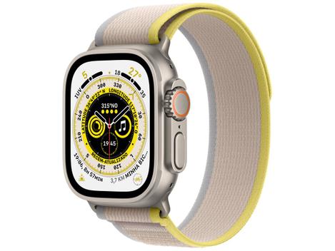 Apple Watch Ultra GPS + Cellular 49mm Caixa Titânio Pulseira Oceano