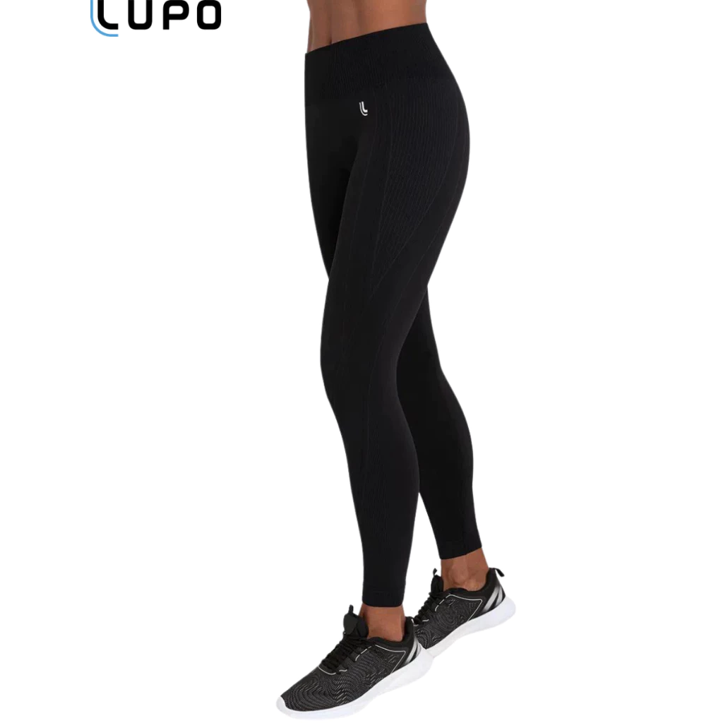 Calça Legging Lupo Original Feminina Sem Costura Sport Fitness Academia Leguin Cintura Alta Levanta Bumbum