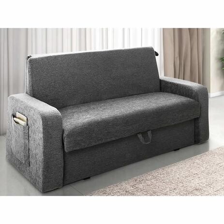 Sofá Cama com Baú Daiane - Estrela Móveis