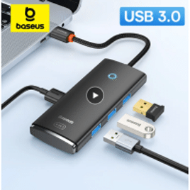 Hub Baseus USB 4 em 1 USB 3.0 100CM