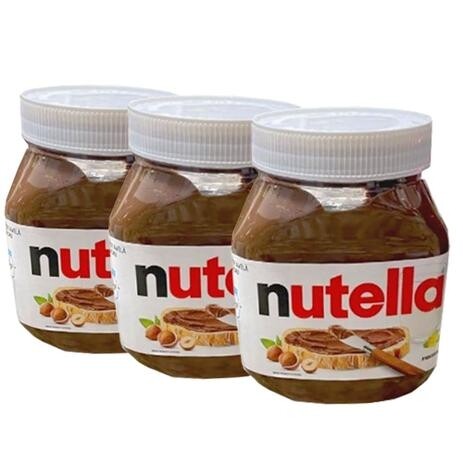 3 Unidades Creme de Avelã Nutella - 650g