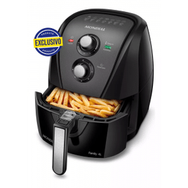 Fritadeira Elétrica Sem Óleo Air Fryer Mondial Family 4L - AFN40FB