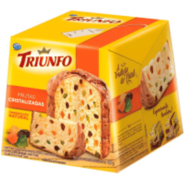 Panetone de Frutas Cristalizadas e Uvas-Passas Triunfo 400g