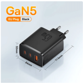 Carregador Baseus 65w Gan5