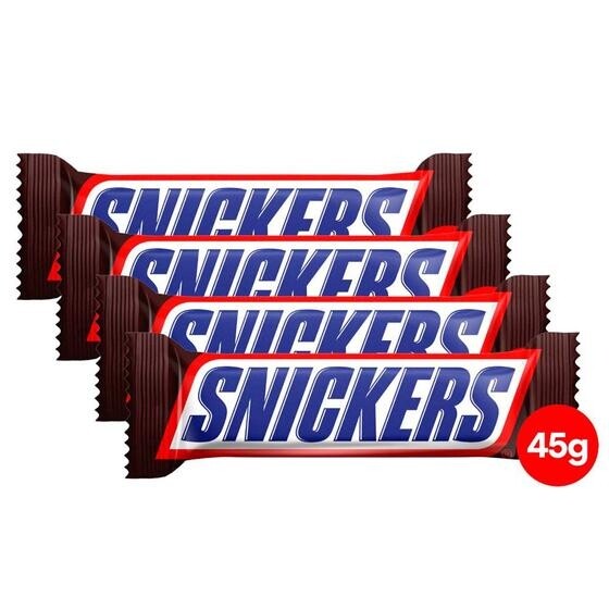 4 unidades - Snickers Original 45g