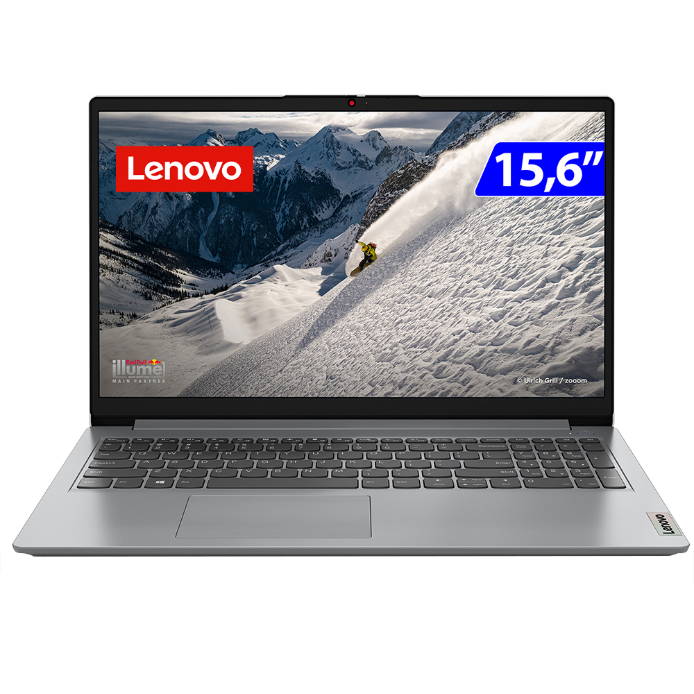 Notebook Lenovo Intel Celeron N4020 W11 4Gb 128Gb Ssd 15.6" 82Vx0001br - Cinza - Bivolt