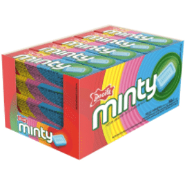 Caixa Pastilha Minty Fruit Docile 20unX17g