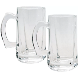 Jogo de Copos de Vidro de Chopp 350ml 2 Peças