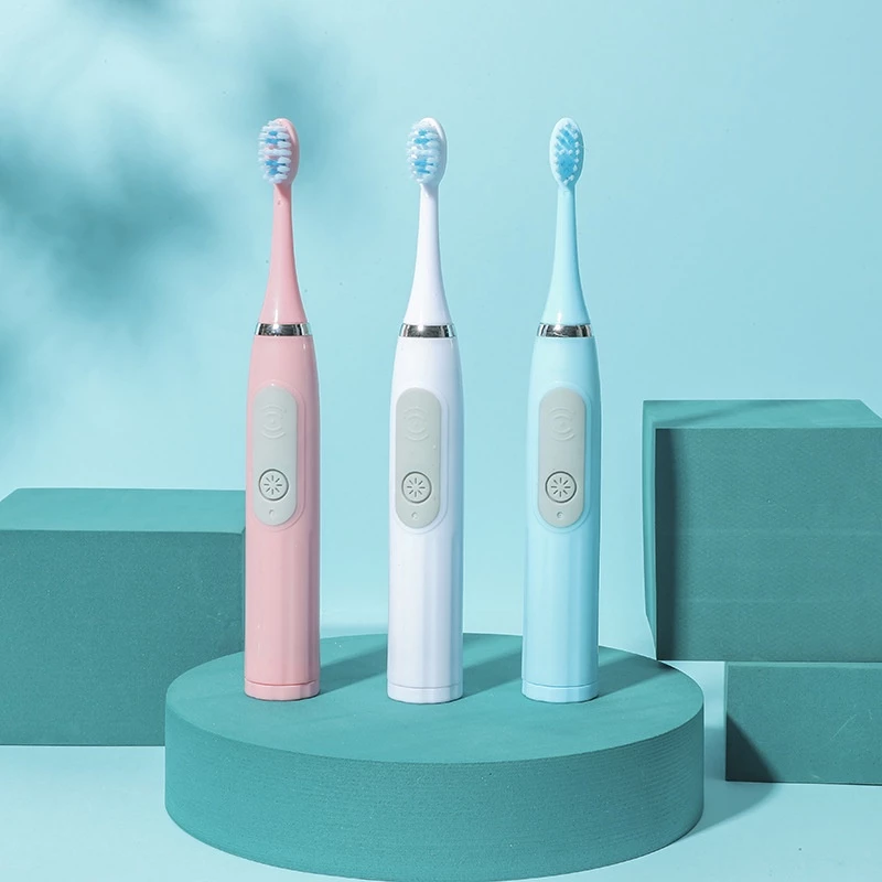 Escova De Dentes Oral Elétrica Com 2 Cabeças De Ultrassônicas Totalmente Automáticas/Cuidados Orais