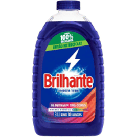 Sabão Líquido Brilhante Limpeza Total 3L