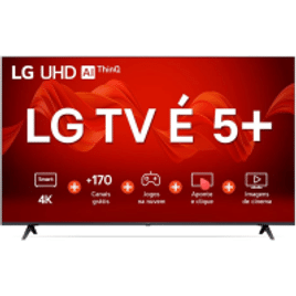 Smart TV 50" 4K LG UHD ThinQ AI HDR Bluetooth Alexa Google Assistente Airplay2 3 HDMI - 50UR8750PSA