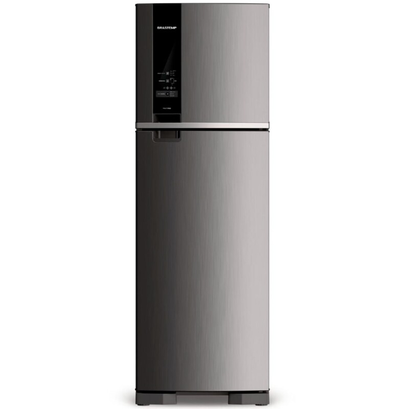 Geladeira Brastemp Frost Free Duplex 400L Inox com Freeze Control - BRM54JK