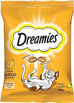 Petisco Para Gatos Dreamies Queijo Adultos 40g