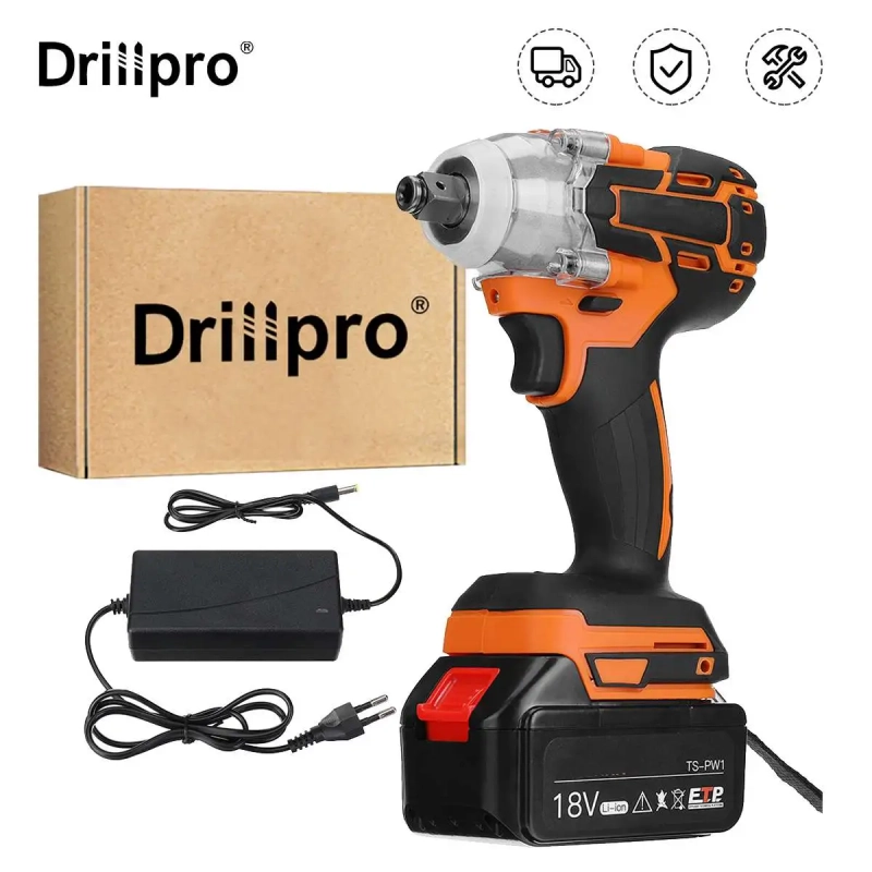 Chave Brushless de Impacto Elétrico 15000mAh