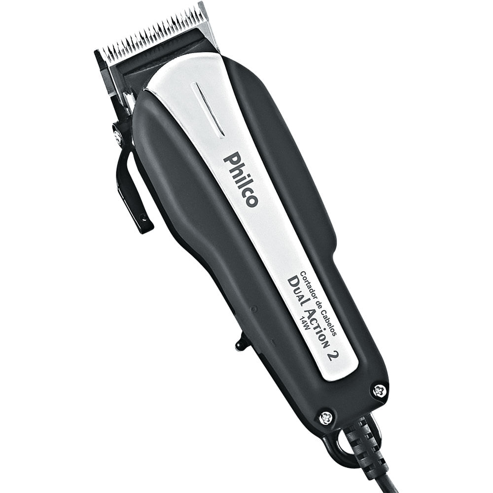 Máquina de Cortar Cabelo Philco Dual Action Titanium 127V