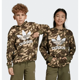 Moletom Adidas Capuz Camuflado - Infantil