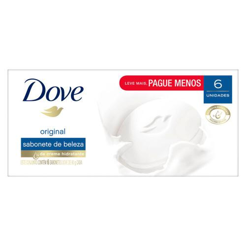 Sabonete Dove Original - 6 Unidades de 90g