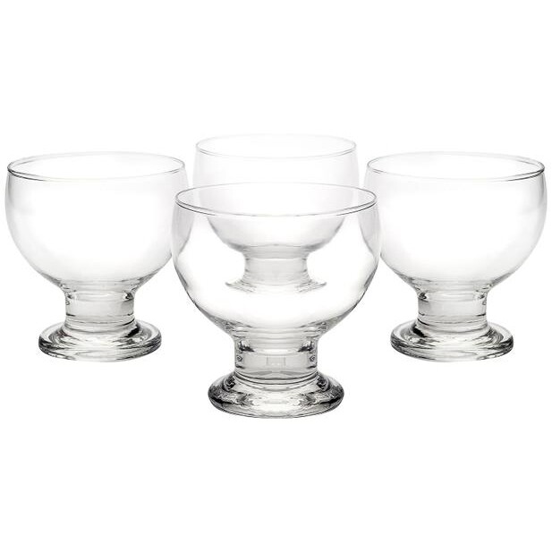 Jogo de Sobremesa Vidro Nadir Paulista 4 Peças