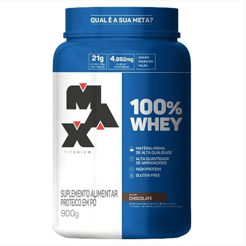 Whey Protein 100% Max Titanium 900g