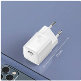 Carregador Baseus USB Portátil Tipo C 20w