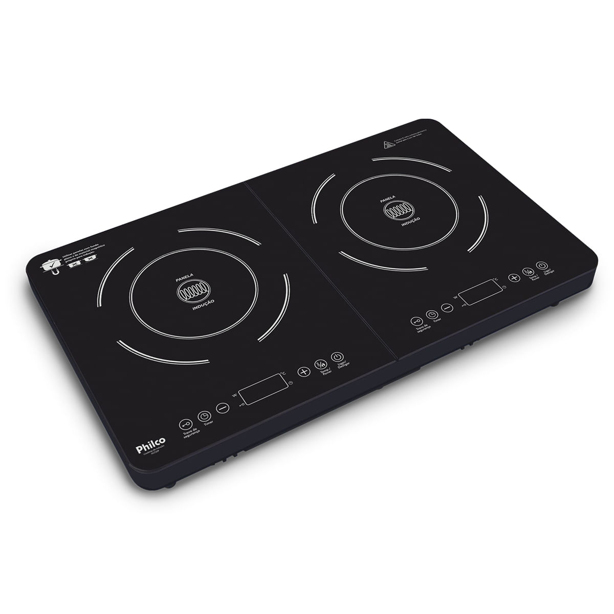 Cooktop Indução PCT20P Portátil 2 bocas 8 potências