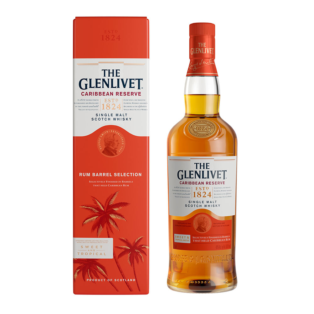 Whisky The Glenlivet Caribbean Reserve - 750ml