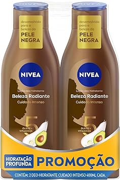 Kit 2 Hidratantes Nivea Cuidado Intenso - 400ml